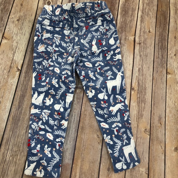 Mini Boden winter scene cord pants - Picture 3 of 4